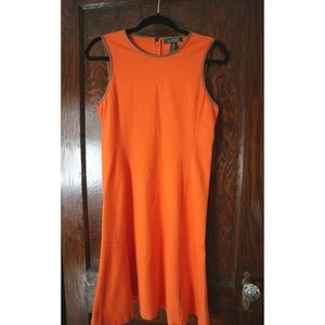 NWOT  Lauren Ralph Lauren Orange dress